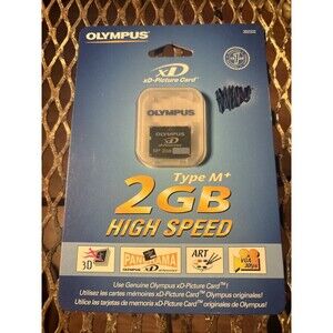 Olympus XD Picture Card (1) M+ 2GB Camera Memory Card, New Sealed